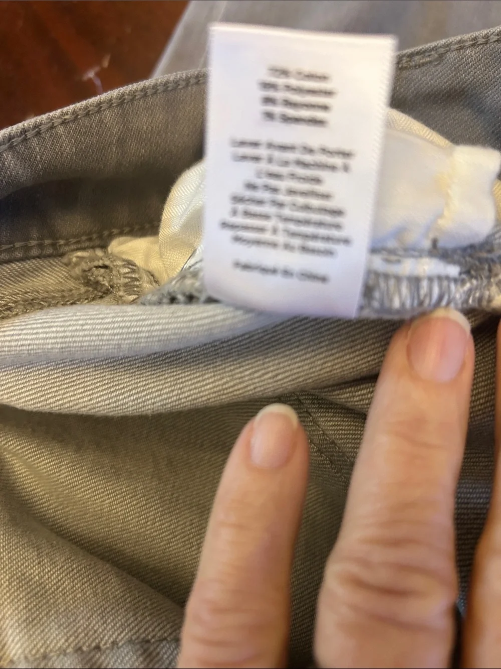 Talbots gray Boyfriend jeans Size 2P EUC